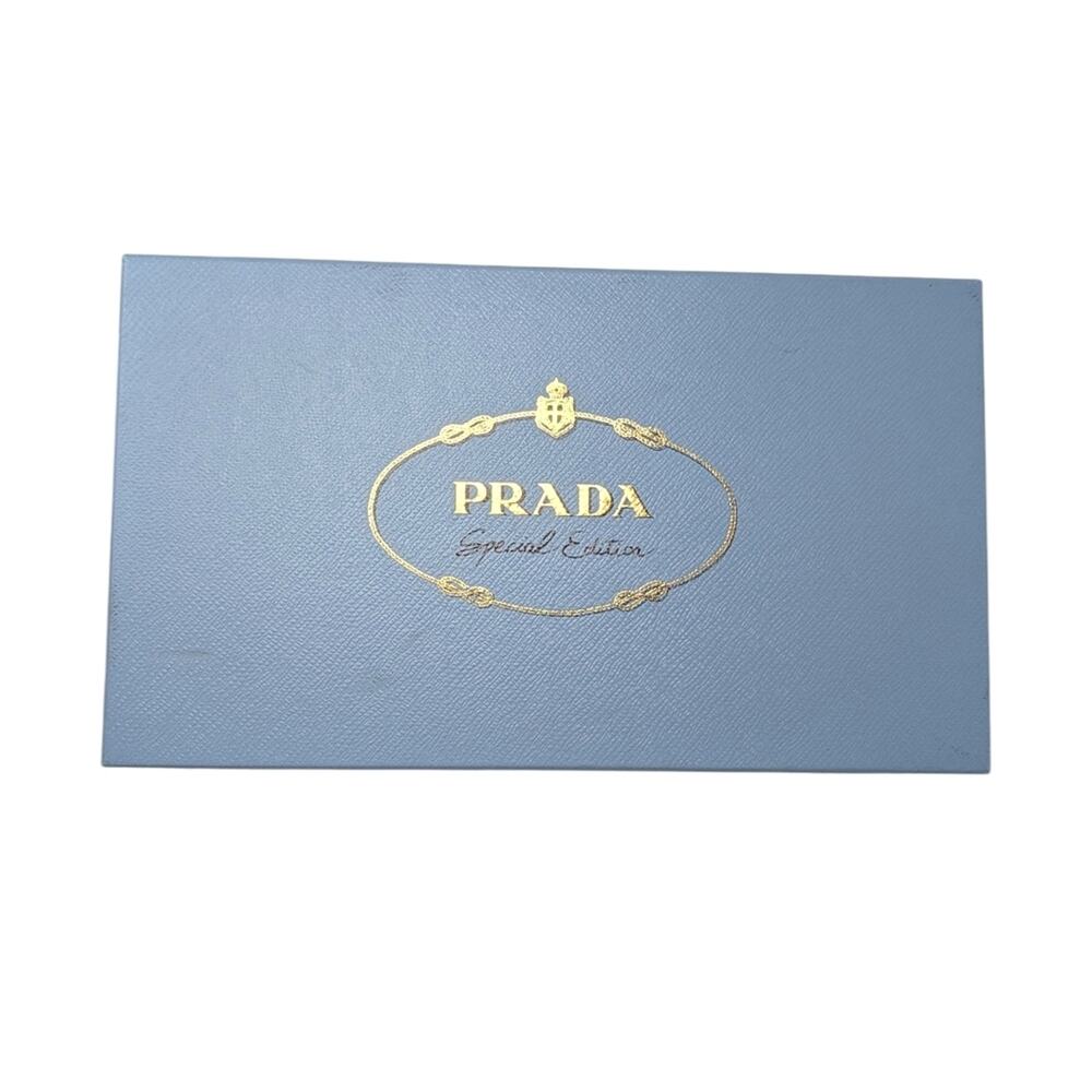 Prada Limited Edition Pointed Toe Slingback Bow Flat Purple Black Print 39.5 | 9 - Picture 11 of 13